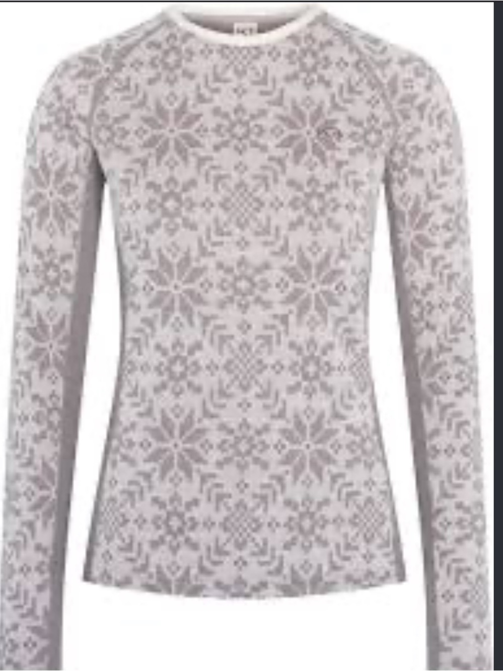 New Kari Traa Edith Long Sleeve Base Layer 100% Wool